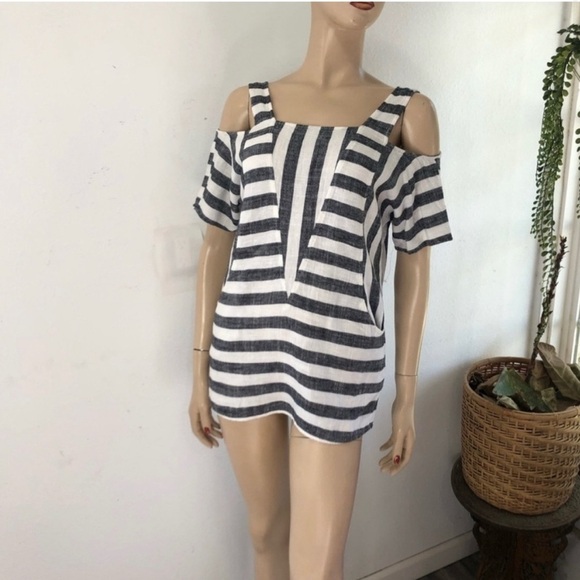 Soft Surroundings Sunset tunic cold shoulder size:XS - Picture 2 of 16